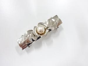 アンティーク　パール　帯留め